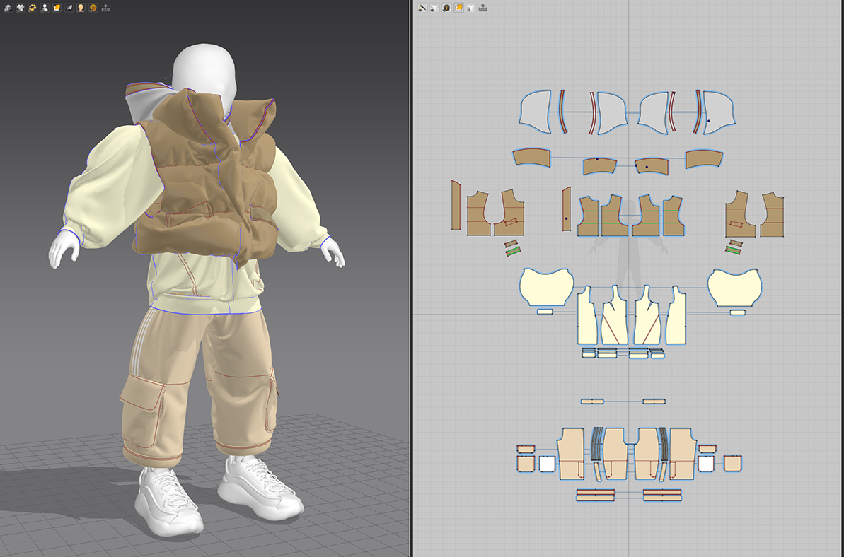 Marvelous Designer pattern 03